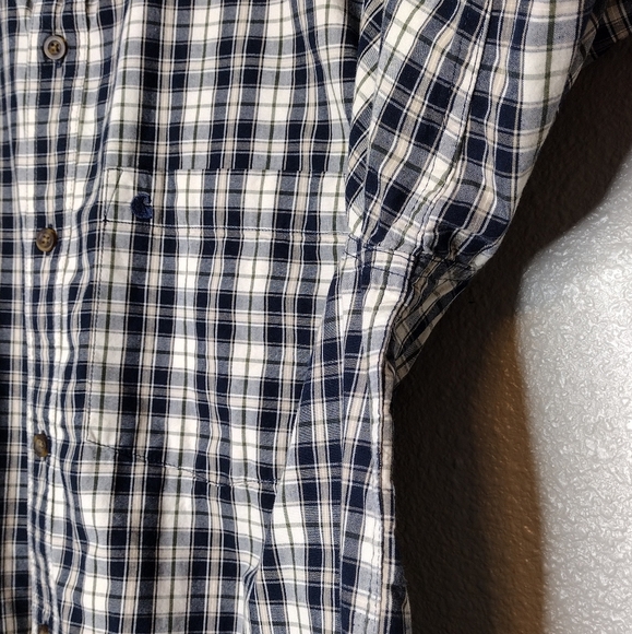 Carhartt Men's Plaid Relaxed Fit Western Cowboy Casual Button Down Shirt Sz L - Picture 12 of 14